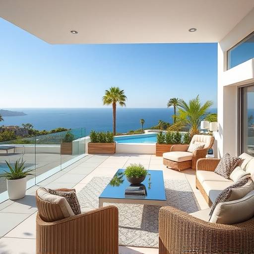 Apartamento moderno con vistas al mar en Marbella